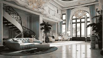 homeDealShop curated living room interior